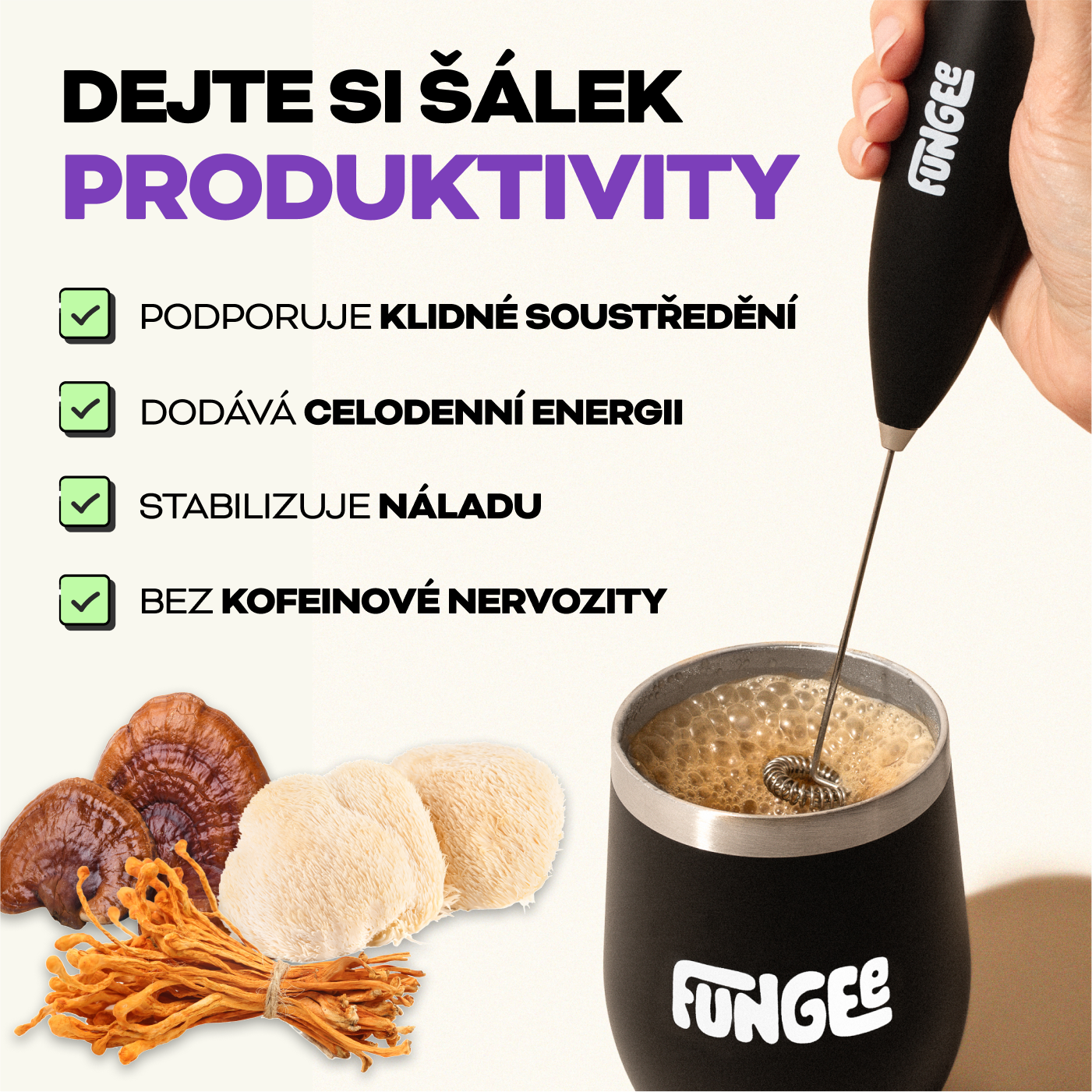 Fungee houbová káva